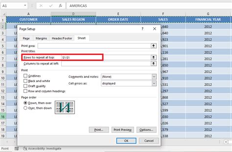 how to print excel header on every page and ensure your document remains legible when printed in multiple languages